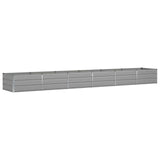 Fioriera Grigio chiaro 480 x 80 x 45 cm Acciaio