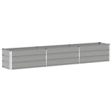 Fioriera Grigio chiaro 290 x 50 x 45 cm Acciaio zincato