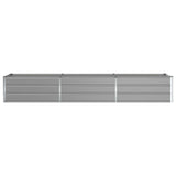 Fioriera Grigio chiaro 290 x 50 x 45 cm Acciaio zincato