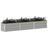 Fioriera Grigio chiaro 290 x 50 x 45 cm Acciaio zincato