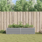 Fioriera Grigio chiaro 195 x 100 x 45 cm Acciaio zincato