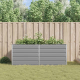 Fioriera Grigio chiaro 195 x 100 x 75 cm Acciaio zincato