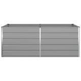 Fioriera Grigio chiaro 195 x 100 x 75 cm Acciaio zincato