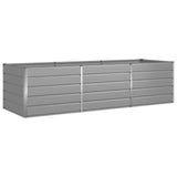 Fioriera Grigio chiaro 290 x 100 x 75 cm Acciaio zincato