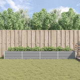 Fioriera Grigio chiaro 385 x 100 x 45 cm Acciaio zincato