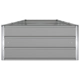 Fioriera Grigio chiaro 385 x 100 x 45 cm Acciaio zincato