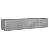 Fioriera Grigio chiaro 385 x 100 x 75 cm Acciaio zincato