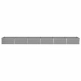 Fioriera Grigio chiaro 580 x 100 x 45 cm Acciaio zincato
