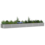Fioriera Grigio chiaro 580 x 100 x 45 cm Acciaio zincato