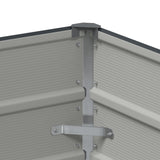 Fioriera Antracite 100 x 100 x 45 cm Acciaio
