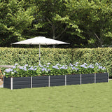 Fioriera Antracite 480 x 80 x 45 cm Acciaio