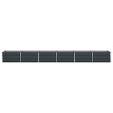 Fioriera Antracite 480 x 80 x 45 cm Acciaio