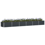 Fioriera Antracite 480 x 80 x 45 cm Acciaio