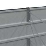 Fioriera Antracite 480 x 50 x 45 cm Acciaio zincato