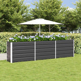 Fioriera Antracite 290 x 50 x 75 cm Acciaio zincato