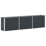 Fioriera Antracite 290 x 50 x 75 cm Acciaio zincato