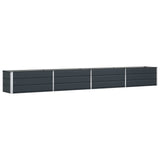 Fioriera Antracite 385 x 50 x 45 cm Acciaio zincato