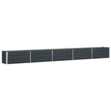 Fioriera Antracite 480 x 50 x 45 cm Acciaio zincato