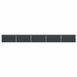 Fioriera Antracite 480 x 50 x 45 cm Acciaio zincato