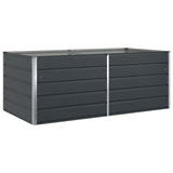 Fioriera Antracite 195 x 100 x 75 cm Acciaio zincato