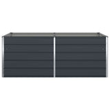 Fioriera Antracite 195 x 100 x 75 cm Acciaio zincato