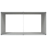 Fioriera Antracite 195 x 100 x 75 cm Acciaio zincato