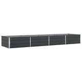 Fioriera Antracite 385 x 100 x 45 cm Acciaio zincato