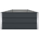 Fioriera Antracite 385 x 100 x 45 cm Acciaio zincato