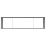 Fioriera Antracite 385 x 100 x 45 cm Acciaio zincato