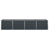 Fioriera Antracite 385 x 100 x 75 cm Acciaio zincato