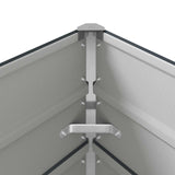Fioriera Antracite 480 x 100 x 45 cm Acciaio zincato