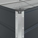 Fioriera Antracite 580 x 100 x 45 cm Acciaio zincato