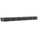 Fioriera Antracite 580 x 100 x 45 cm Acciaio zincato