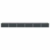 Fioriera Antracite 580 x 100 x 45 cm Acciaio zincato