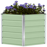 Fioriera Verde Pastello 129 x 129 x 75 cm Acciaio