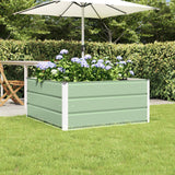 Fioriera Verde Pastello 100 x 100 x 45 cm Acciaio