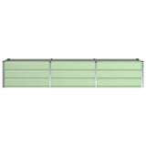 Fioriera Verde 240 x 80 x 45 cm Acciaio