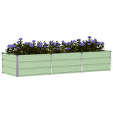 Fioriera Verde 240 x 80 x 45 cm Acciaio