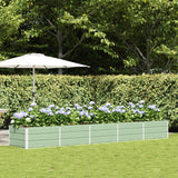 Fioriera Verde 400 x 80 x 45 cm Acciaio