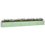 Fioriera Verde Pastello 480 x 50 x 45 cm Acciaio zincato