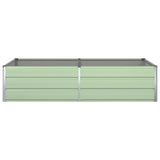 Fioriera Verde Pastello 195 x 100 x 45 cm Acciaio zincato