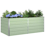 Fioriera Verde Pastello 195 x 100 x 75 cm Acciaio zincato