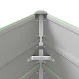 Fioriera Verde Pastello 290 x 100 x 45 cm Acciaio zincato