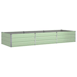 Fioriera Verde Pastello 290 x 100 x 45 cm Acciaio zincato