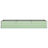 Fioriera Verde Pastello 290 x 100 x 45 cm Acciaio zincato