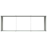 Fioriera Verde Pastello 290 x 100 x 45 cm Acciaio zincato