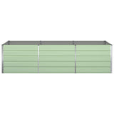 Fioriera Verde Pastello 290 x 100 x 75 cm Acciaio zincato