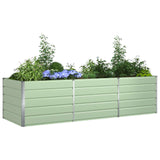 Fioriera Verde Pastello 290 x 100 x 75 cm Acciaio zincato
