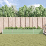 Fioriera Verde Pastello 385 x 100 x 45 cm Acciaio zincato