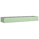 Fioriera Verde Pastello 385 x 100 x 45 cm Acciaio zincato